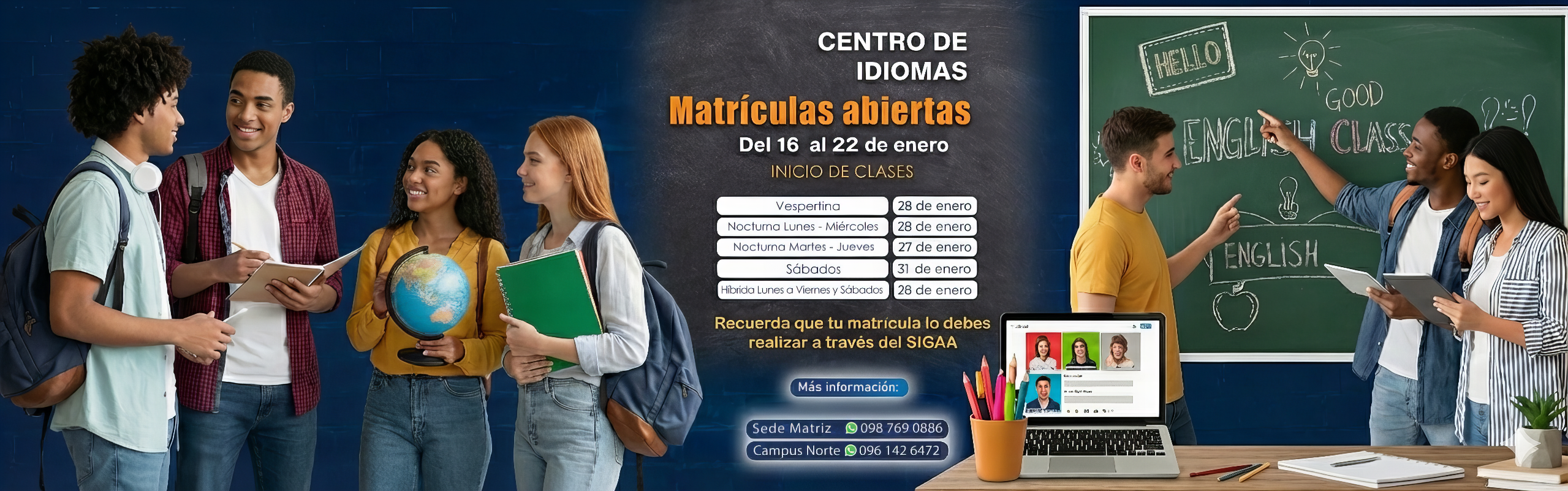 MATRICULA IDIOMAS