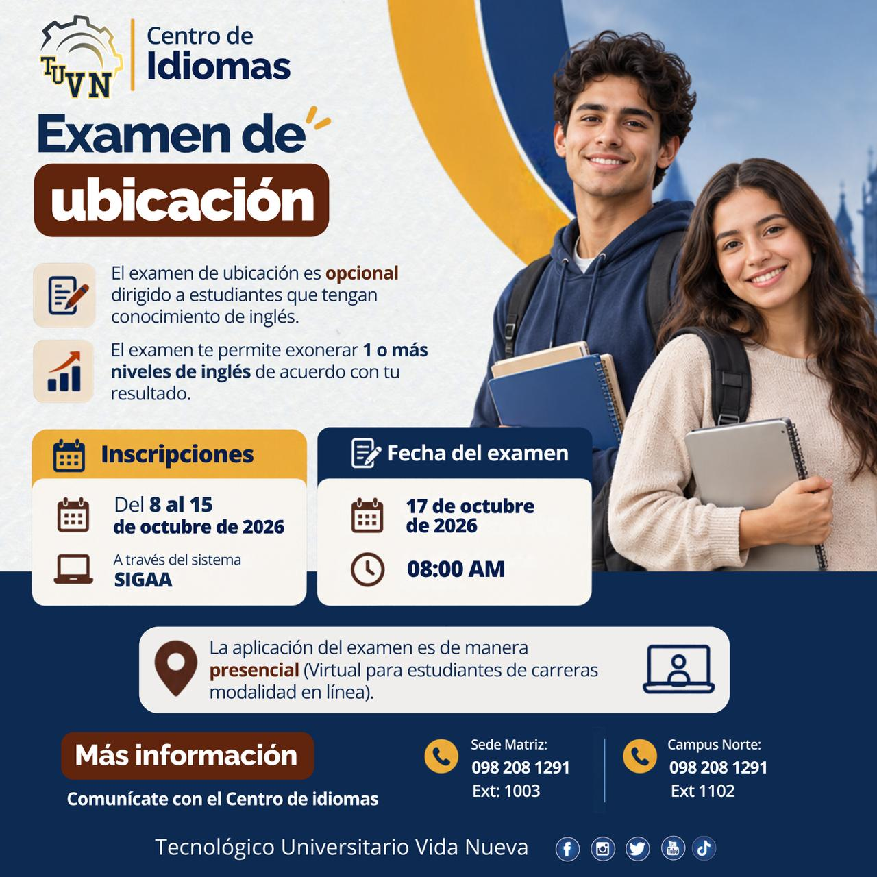 Matr�culas del Centro de Idiomas